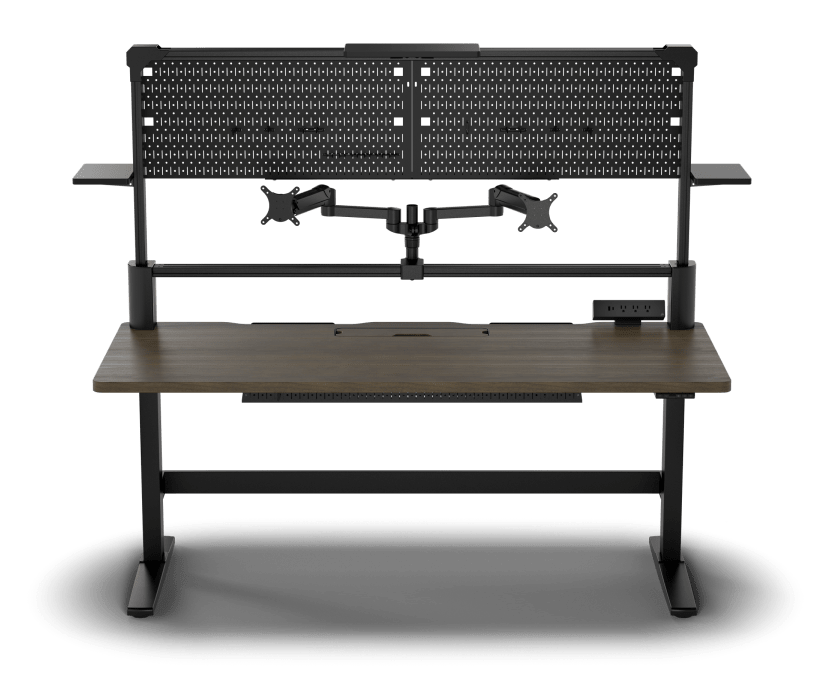 Platform 6 Creator Edition Desk Wood Dark Walnut Stain UK